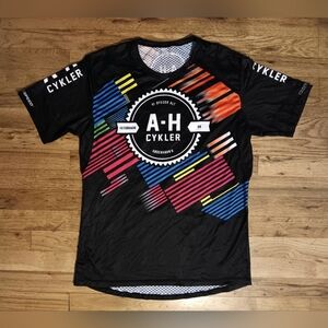 A-H Cykler Cycling Jersey Shirt Copenhagen Denmark bicycle human speed bike
